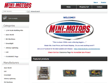 Tablet Screenshot of mini-motors.com